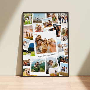 Poster Collage photo du album photo moderne
