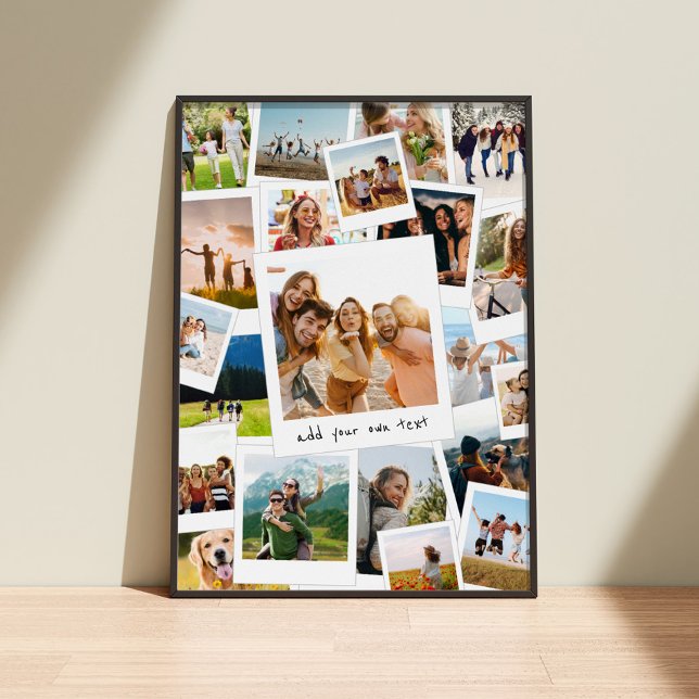 Poster Collage photo du album photo moderne (Créateur téléchargé)