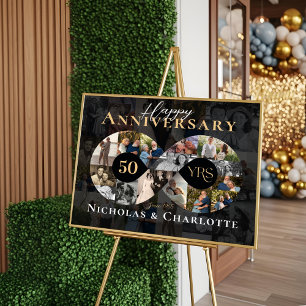 Poster Collage photo infini pour le 50e anniversaire de m