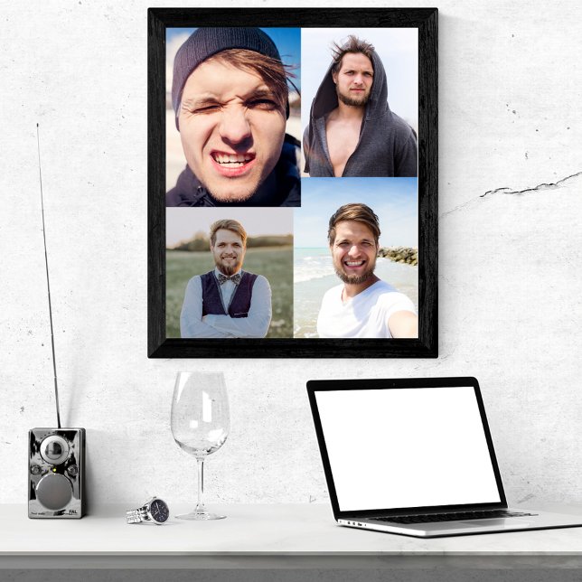 Poster Collage photo Mettez votre visage sur un (Créateur téléchargé)