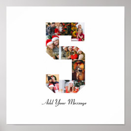 Poster Collage photo noir et blanc numéro 5