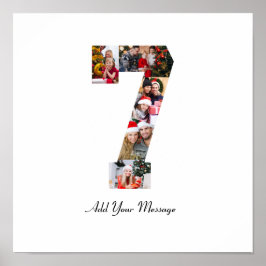 Poster Collage photo noir et blanc numéro 7