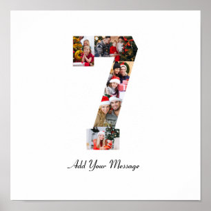 Poster Collage photo noir et blanc numéro 7