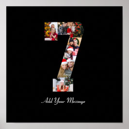 Poster Collage photo noir et blanc numéro 7