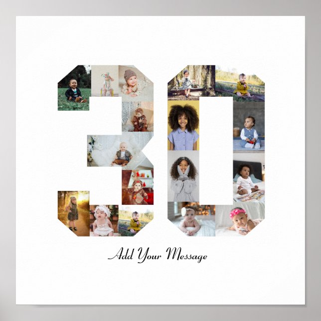 Poster Collage photo numéro 30 (Devant)