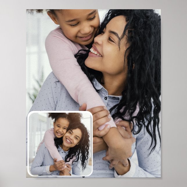 Poster Collage photo personnalisé 2 (Devant)