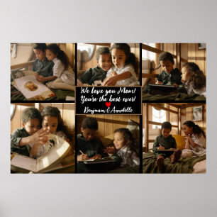 Poster Collage photo personnalisé 6
