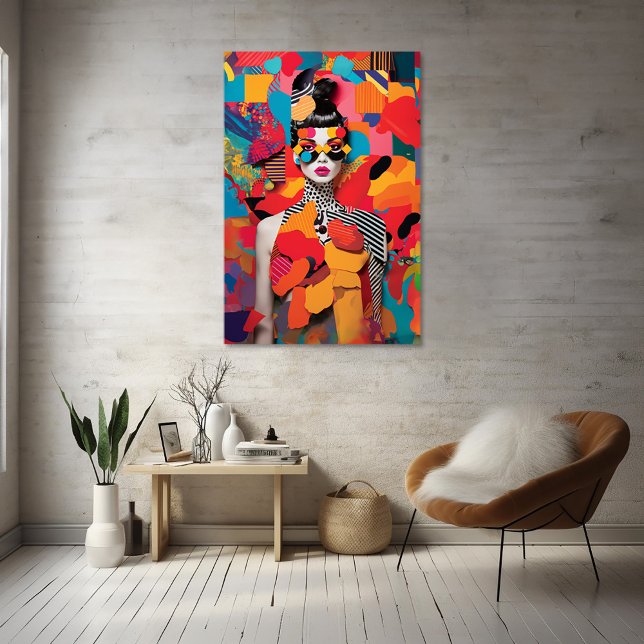 Poster Collage photo Pop Art (Créateur téléchargé)