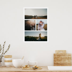 Poster Collage photo simple moderne