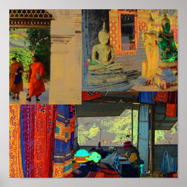 Poster Collage Thaïlande (Devant)
