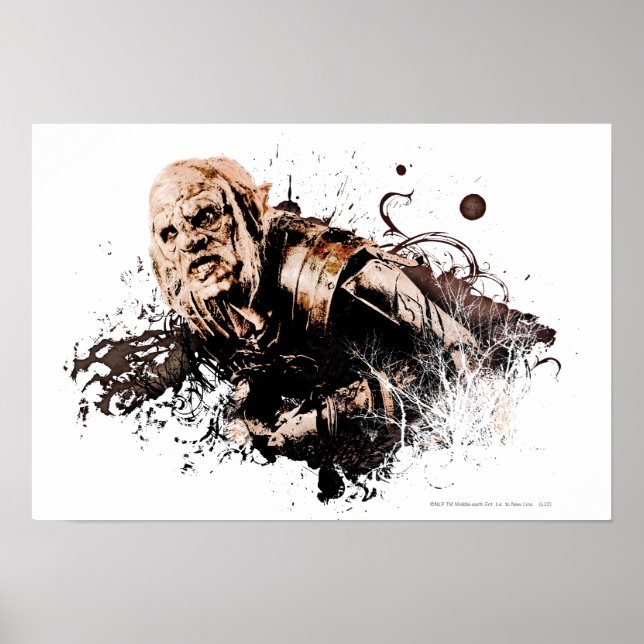 Poster Collage vectoriel Gothmog Orc (Devant)