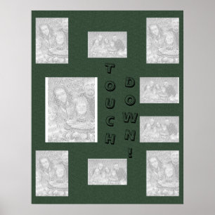 Poster Collage Vert - Football