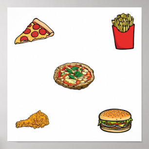 Poster Collecte de nourriture rapide