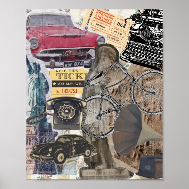 Poster Collecte d'éléments Vintages écotactiques (Devant)