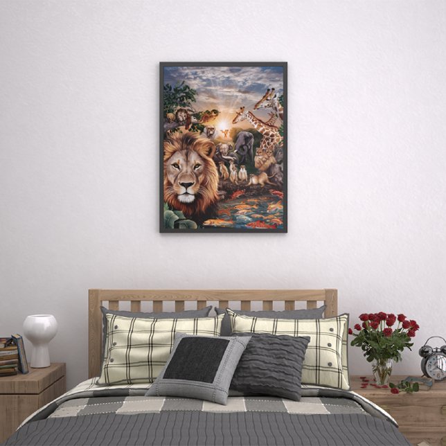 Poster Collecte majestueuse de jungle (Créateur téléchargé)