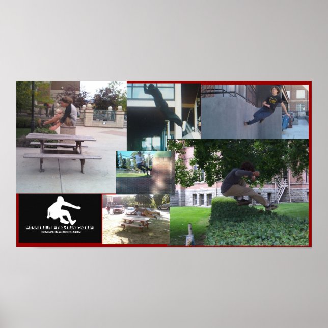 Poster collectif Missoula Parkour (Devant)