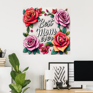 Poster Collection Cadeau Floral Moderne