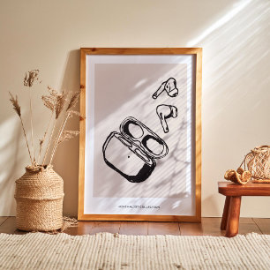 Poster Collection d'affiches d'art bohème