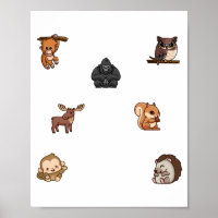 Collection d'animaux sauvages