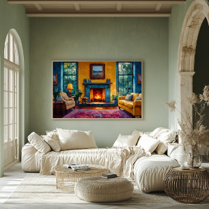 Poster Collection d'art Fauvisme Moderne - Couleurs Vives