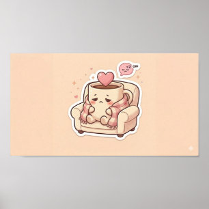 Poster Collection d'autocollants tendance   Digita mignon