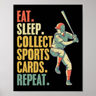 Poster Collection de cartes de sport Basketball Carte de