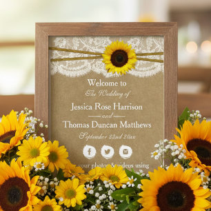Poster Collection de Mariages Kraft, dentelle et tourneso