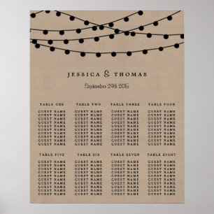 Poster Collection de Mariages Rustic Kraft
