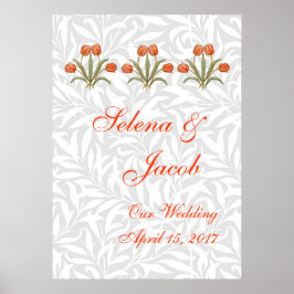 Poster Collection de peinture vintage Tulip Morris