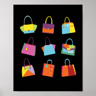 Poster Collection de sacs à main de mode