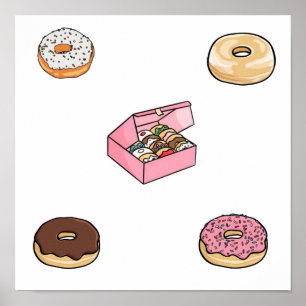 Poster Collection Donuts