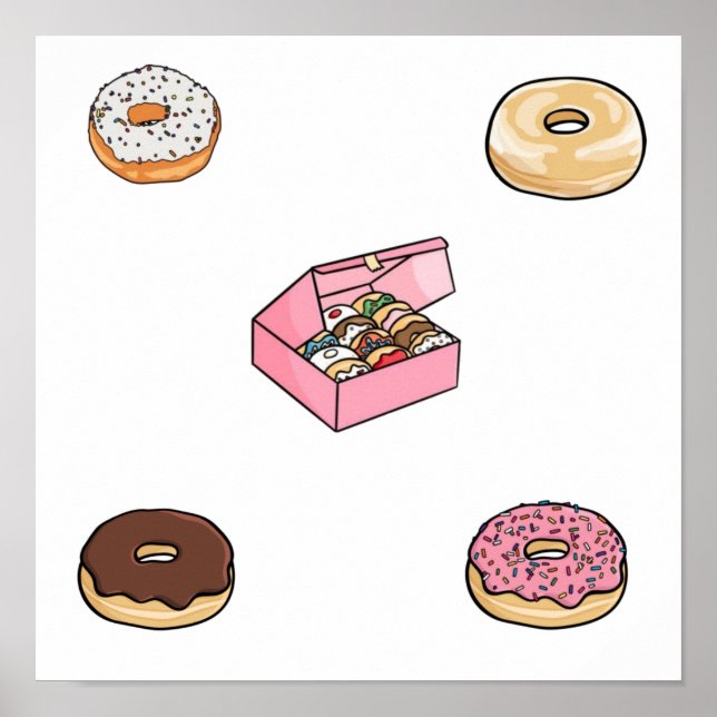 Poster Collection Donuts (Devant)