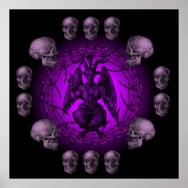 Poster Collection d'os Baphomet (Devant)