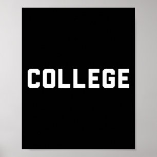 Poster Collège des années 80 Party House Film Collège