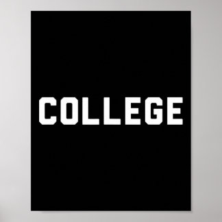 Poster Collège des années 80 Party House Film Collège