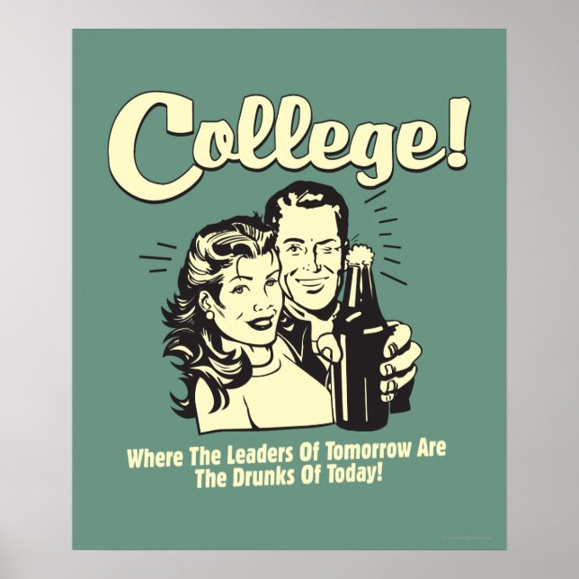 Poster Collège : Les dirigeants demain se sont enfuis auj (Devant)