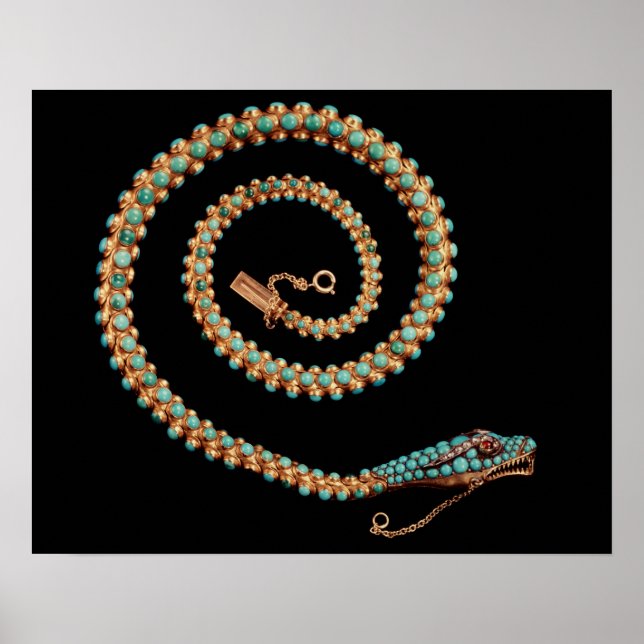 Poster Collier de serpent, 1844 (Devant)