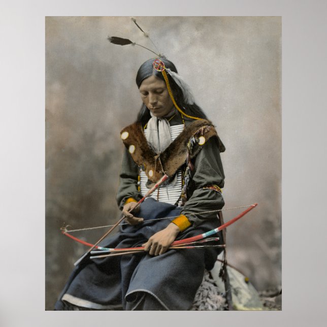 Poster Collier d'os, chef du conseil 1899 (Devant)