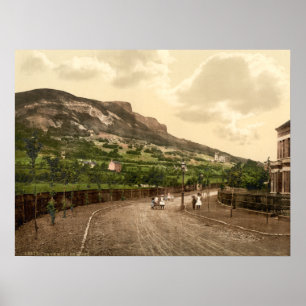 Poster Colline de caverne, Belfast, comté Antrim