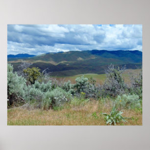 Poster Collines de Boise