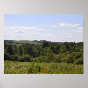 Poster Collines de la Pennsylvanie