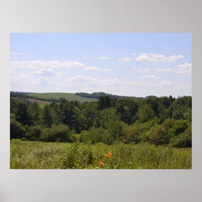Poster Collines de Pennsylvanie (Devant)