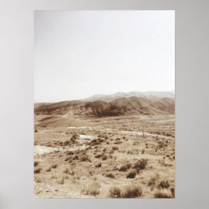 Poster Collines peintes douces en Oregon