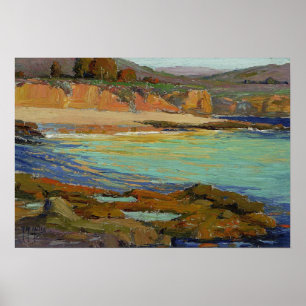 Poster Collines - Vue côtière