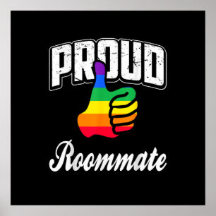 Poster Colocataire Gay Pride
