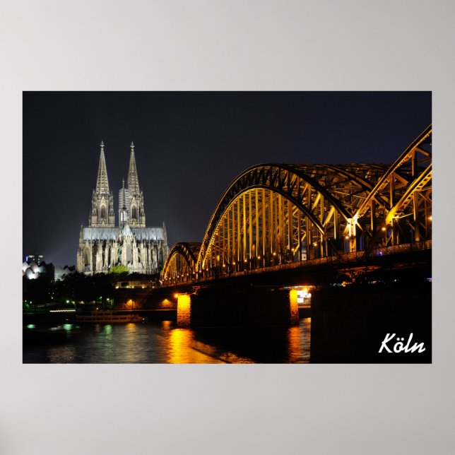 Poster Cologne, Allemagne (Devant)