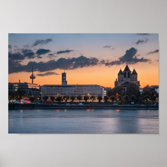 Poster Cologne Allemagne (Devant)