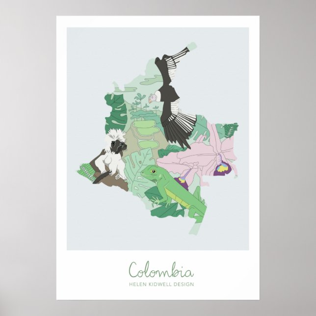Poster Colombie (Devant)