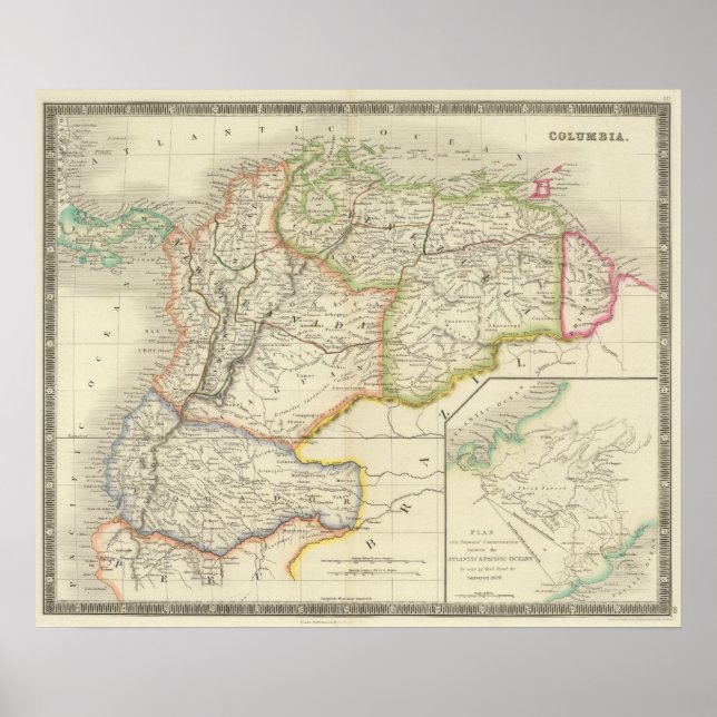 Poster Colombie (Devant)