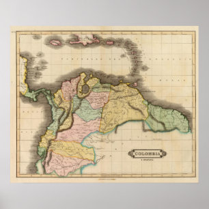 Poster Colombie, Guayana